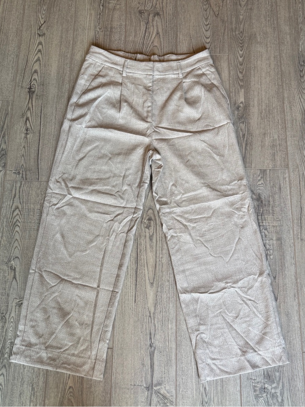 Old Navy Wide-Leg Wool-Blend Pants